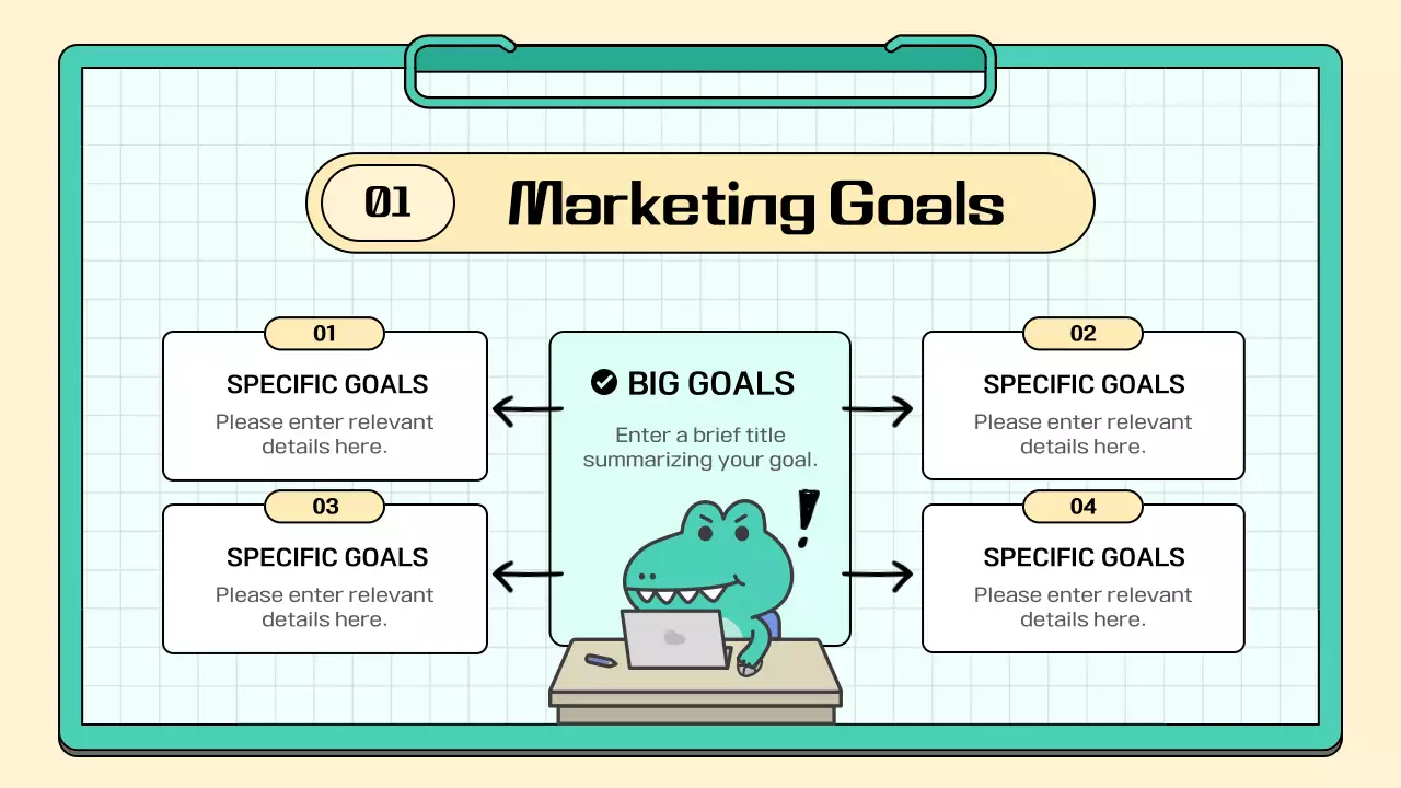 Green Cartoon Meeting Minutes Document Presentation