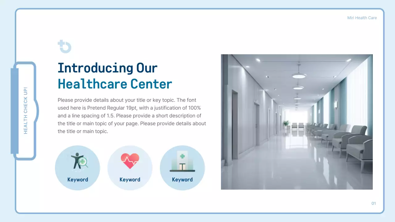 Blue Modern Health Guide Presentation