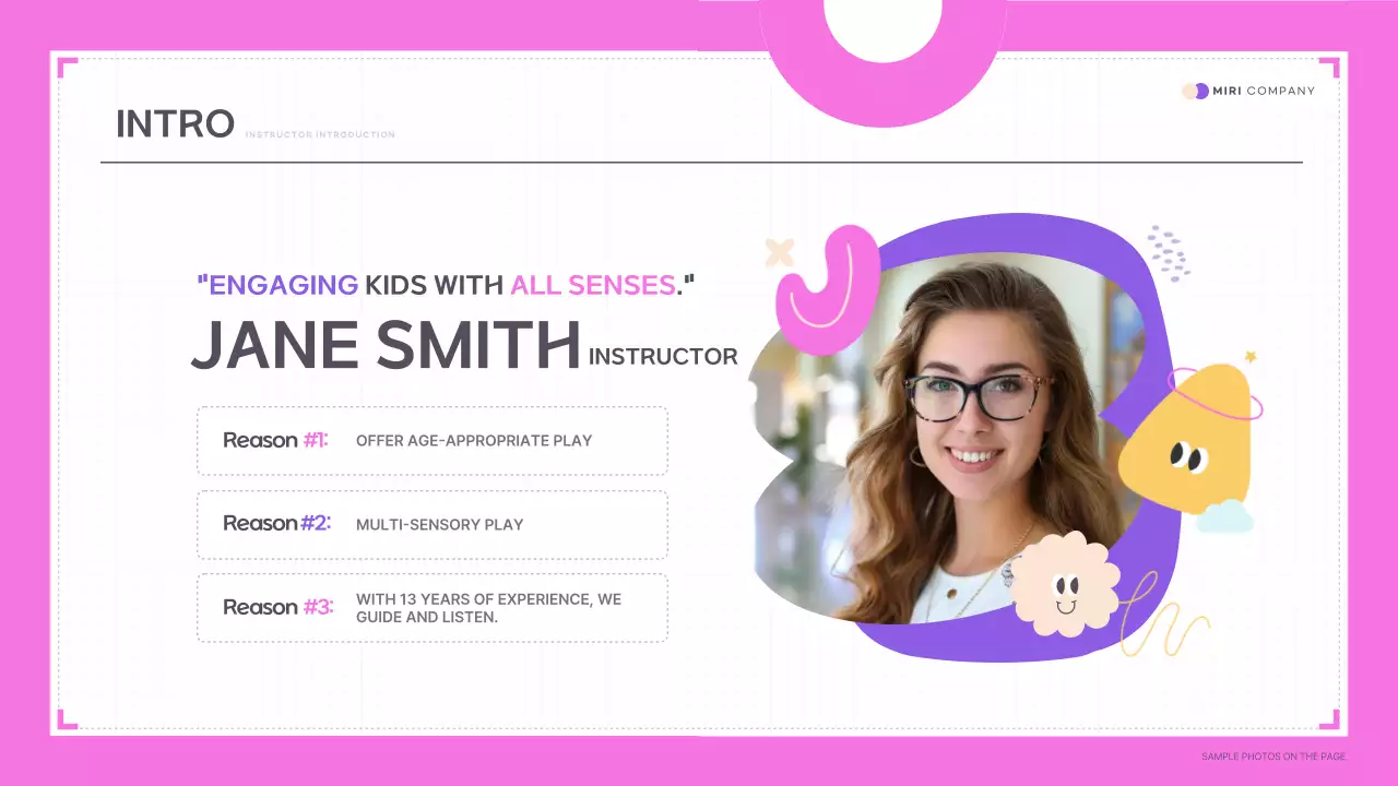 Pink Playful Education Guide Presentation