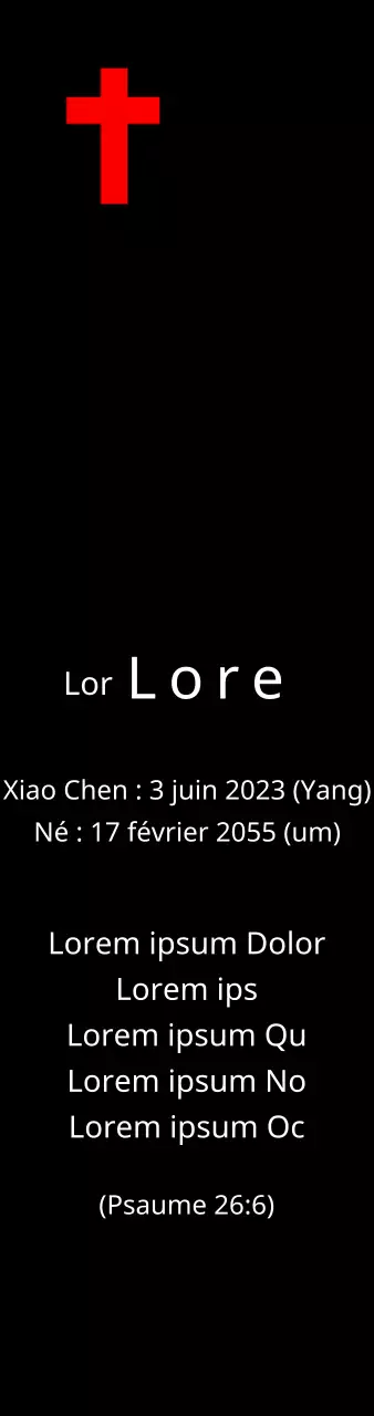 Plaques funéraires de conception chrétienne ou catholique avec versets bibliques