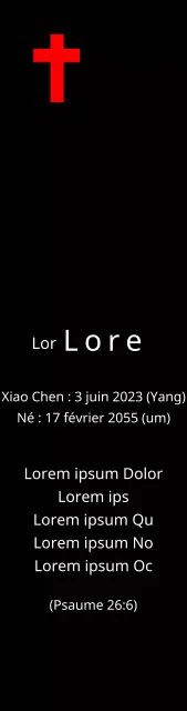 Plaques funéraires de conception chrétienne ou catholique avec versets bibliques