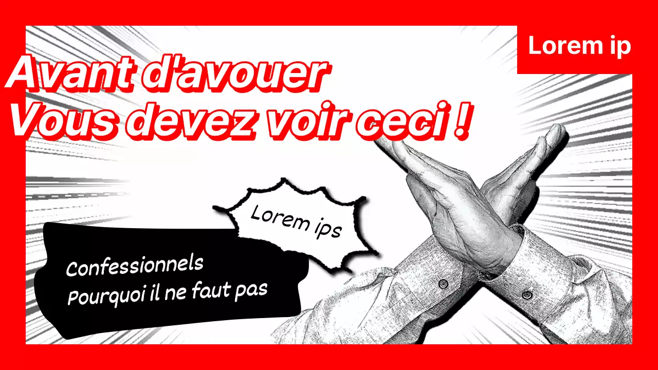 Une touche de rouge, de noir et de blanc pour la couverture de vos conseils en matière de relations amoureuses.