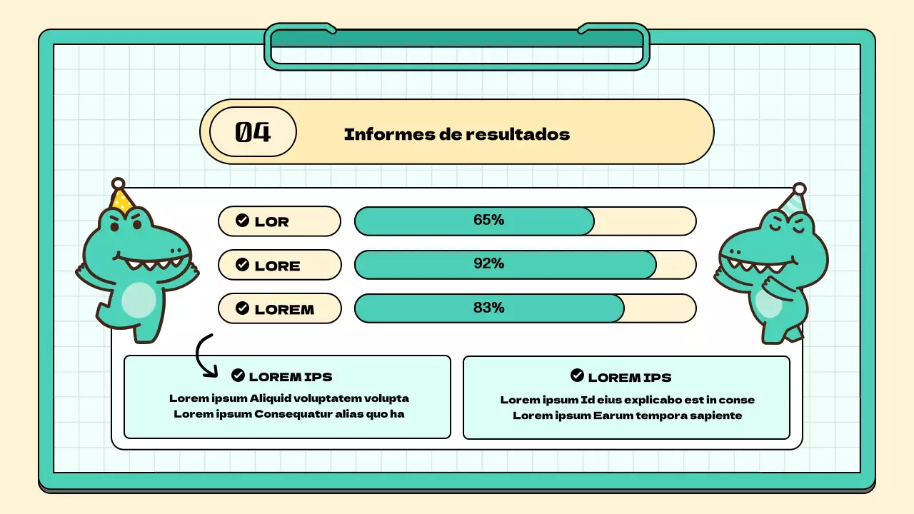 Un sencillo informe de las actas de la reunión del estudio de marketing de los aficionados en color menta y amarillo