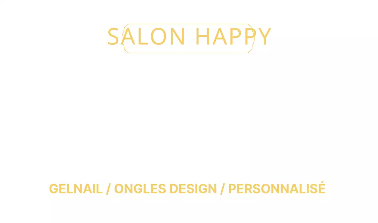 Salon de manucure avec décorations dorées et luxueuses