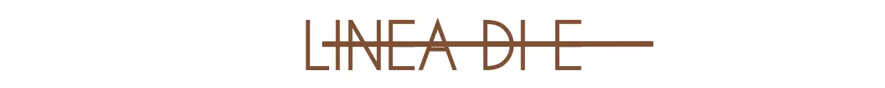 Una semplice promozione per il caffè con un'esclusiva scritta in marrone e beige.