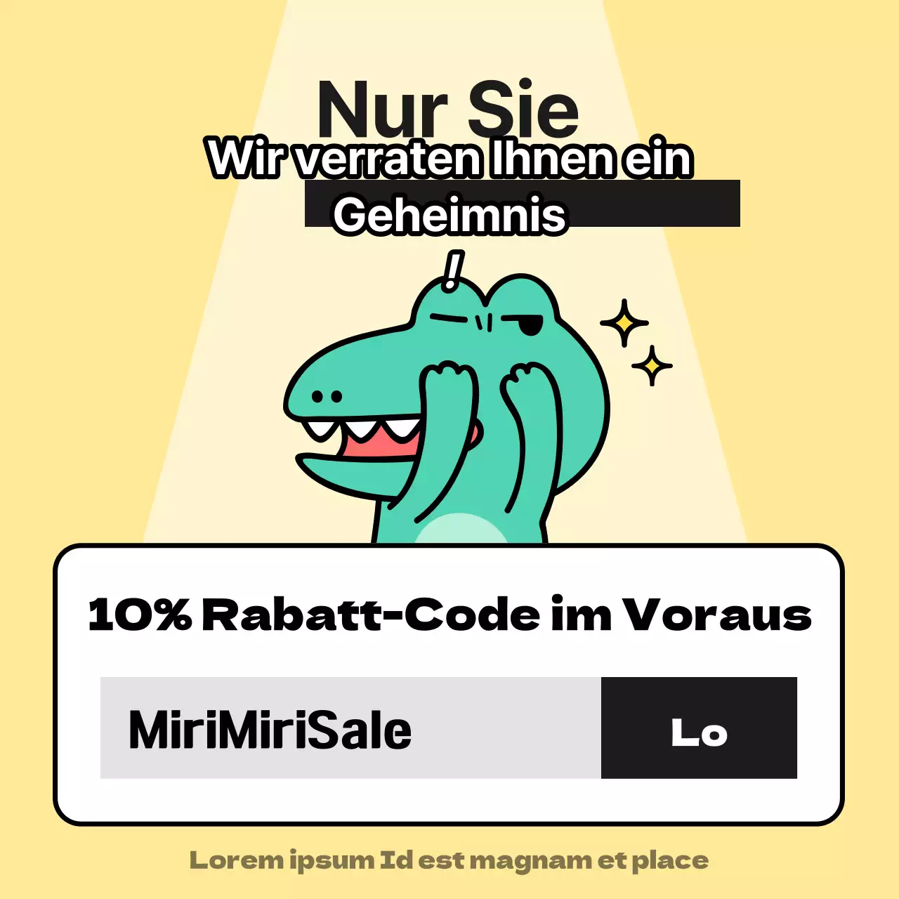 Ankündigungen von Argo, einer kitschigen Figur mit mintfarbenem Hintergrund