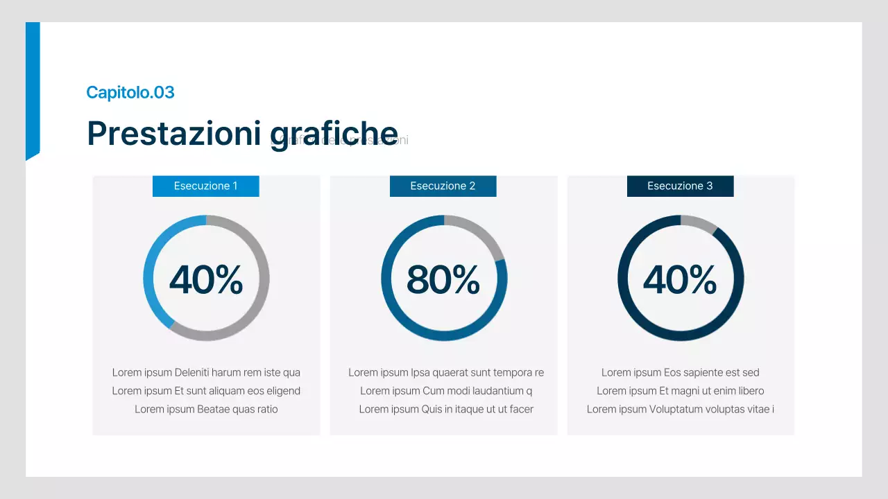 Piano aziendale semplice per impiegati in blu e blu