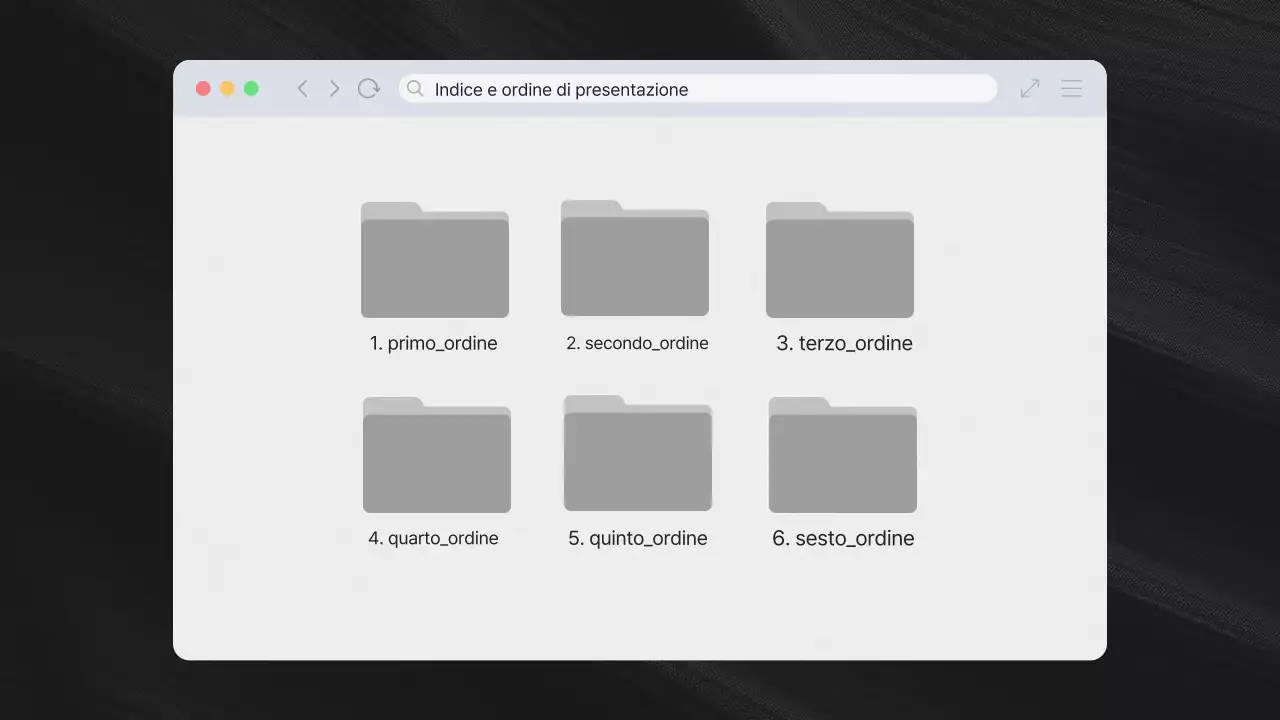 Proposta di un'interfaccia utente desktop moderna in nero