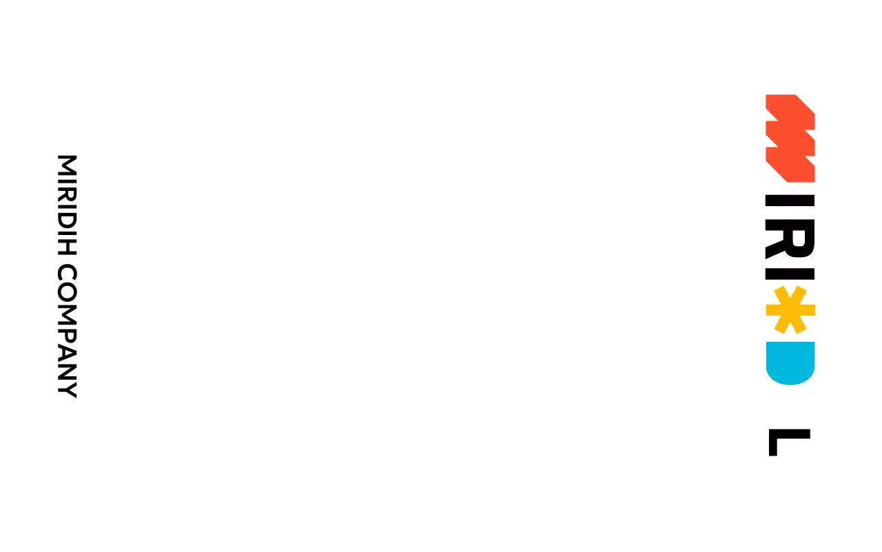 Design promotionnel d'entreprise avec une touche de couleur