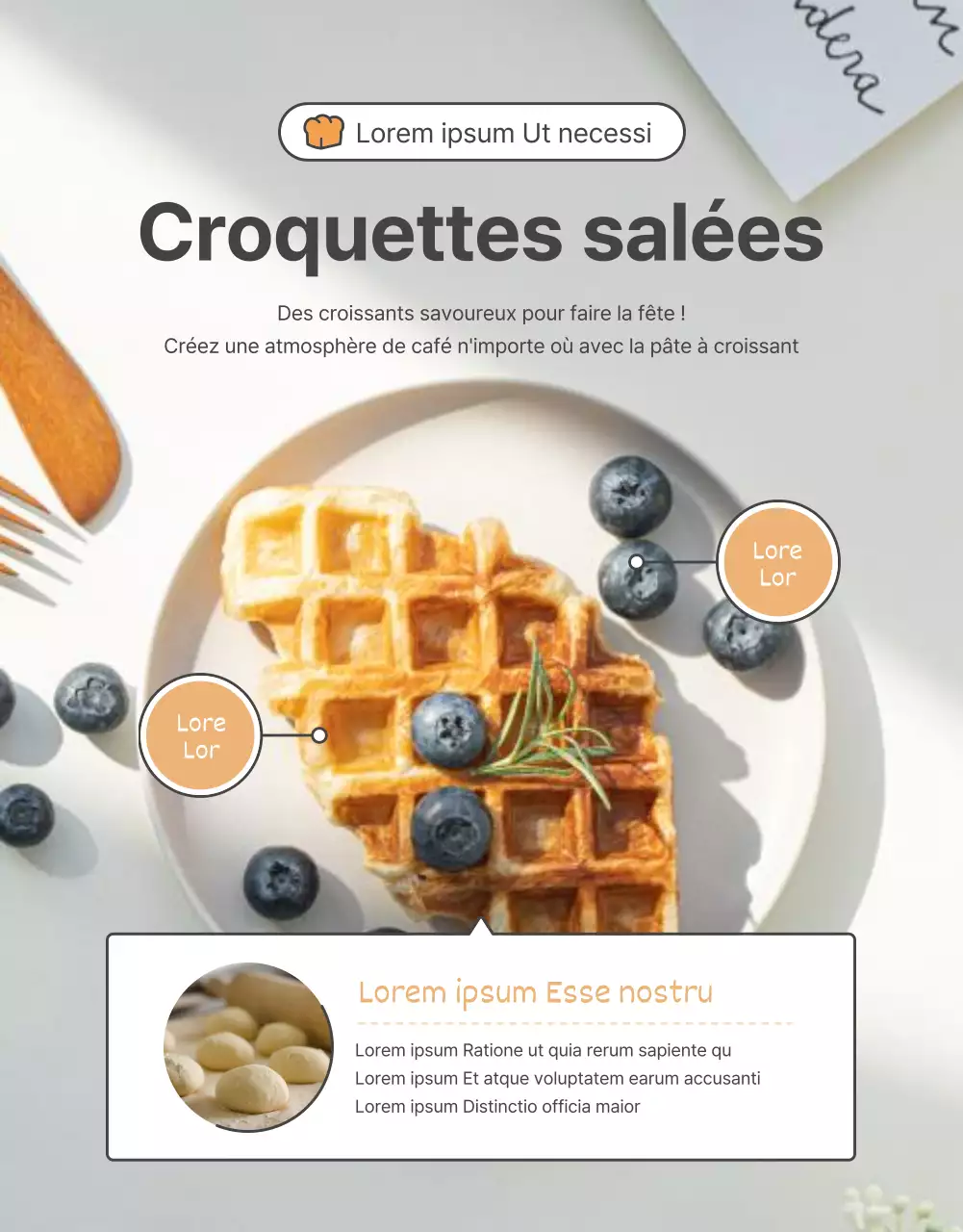 Promouvoir la vente d'un collier de base en crochet orange et beige