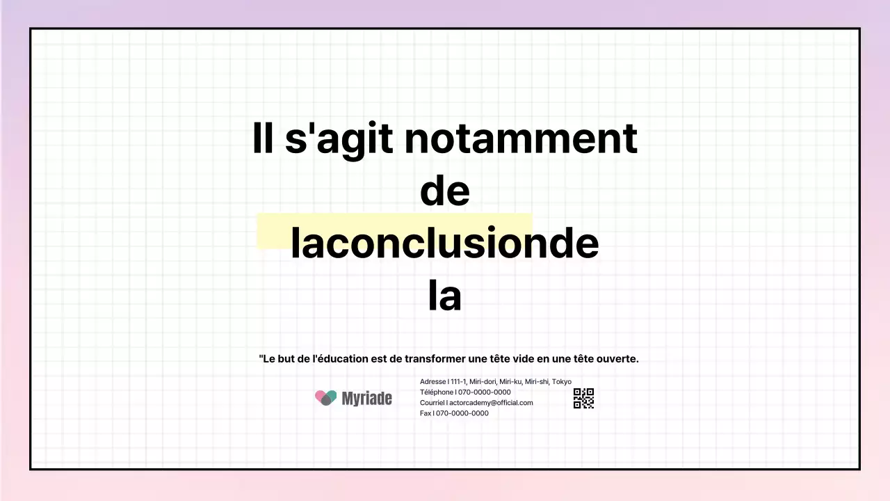 Un jeu de formation simple avec un dégradé violet