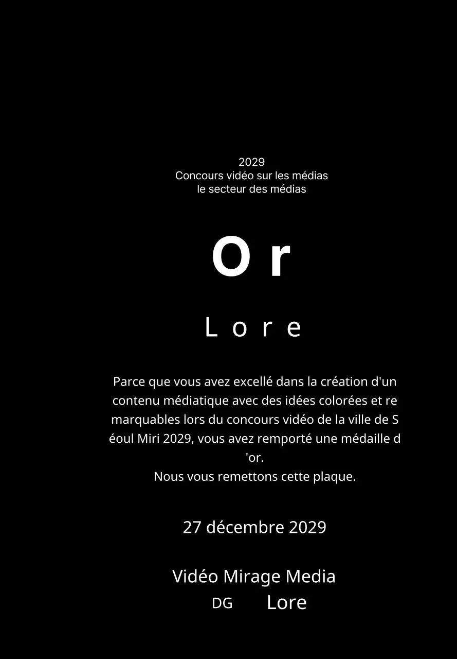 Plaques gagnantes pour un concept de prix de concours soigné