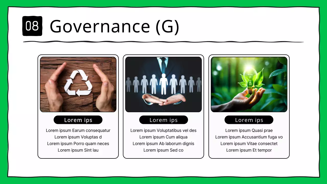 Rapporti ESG aziendali kitsch in verde