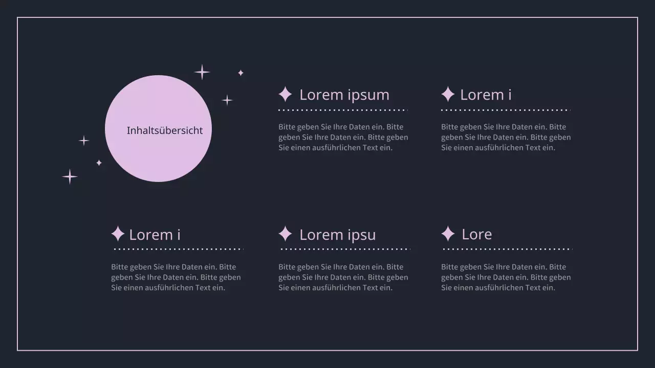 Der trendige Jahresendbericht von Mauve Point