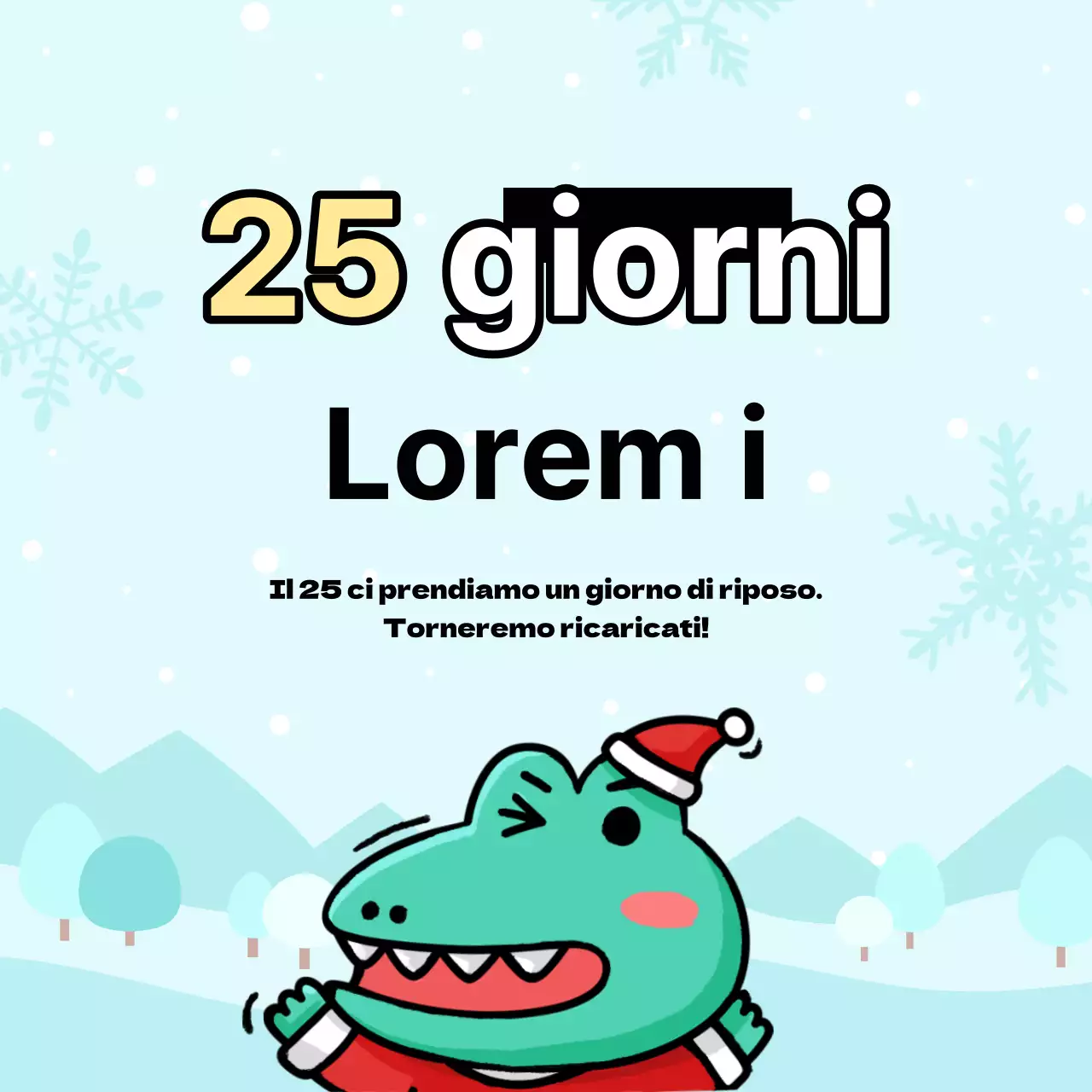 Annunci di Argo, un personaggio kitsch con uno sfondo di menta