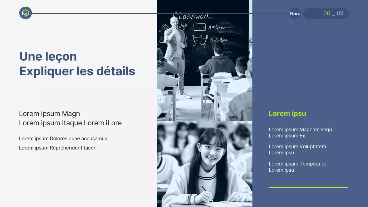 Un guide simple pour enseigner le bleu marine et le rouge à l'école