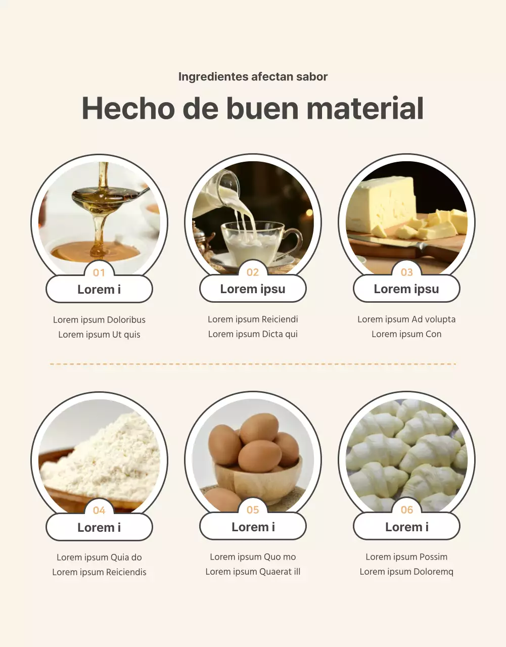 Promover la venta de un cuello básico de ganchillo naranja y beige