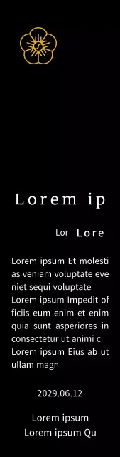 Targa di ringraziamento del concetto di inserzione di Line Flower