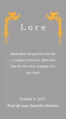 Mother's Day themed thank you plaque with a phoenix illustration