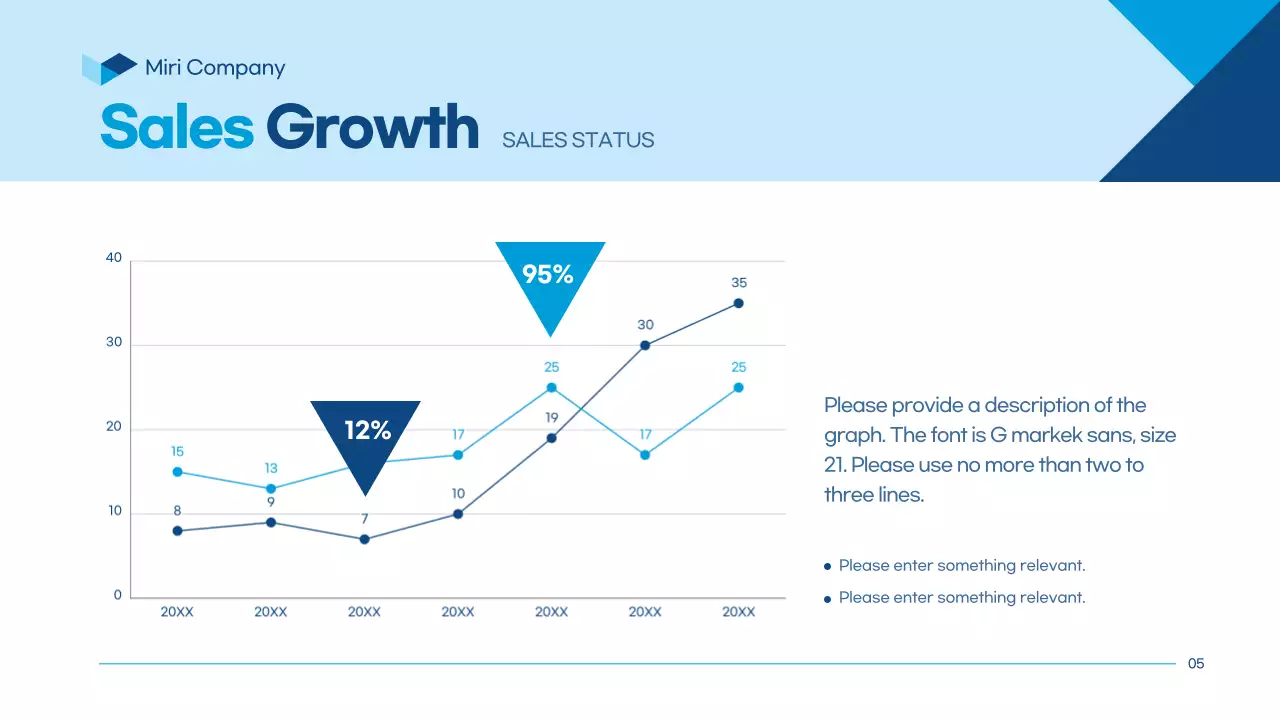 블루 모던 비즈니스 프레젠테이션