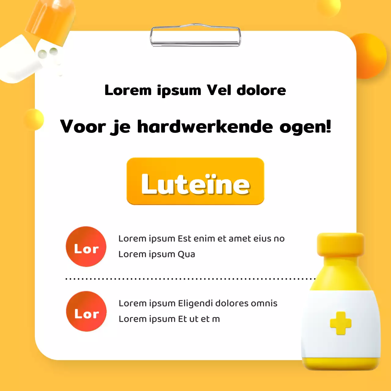 Een eenvoudige, groene, 3D gepersonaliseerde voedingstest promoten