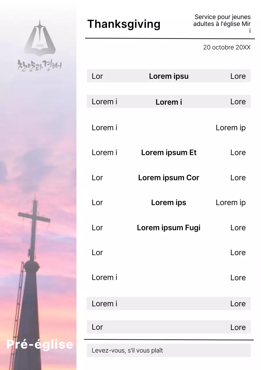 Guide simple du bulletin paroissial en rose