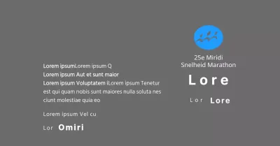 Marathon concept finisher plaquette met eenvoudig logo