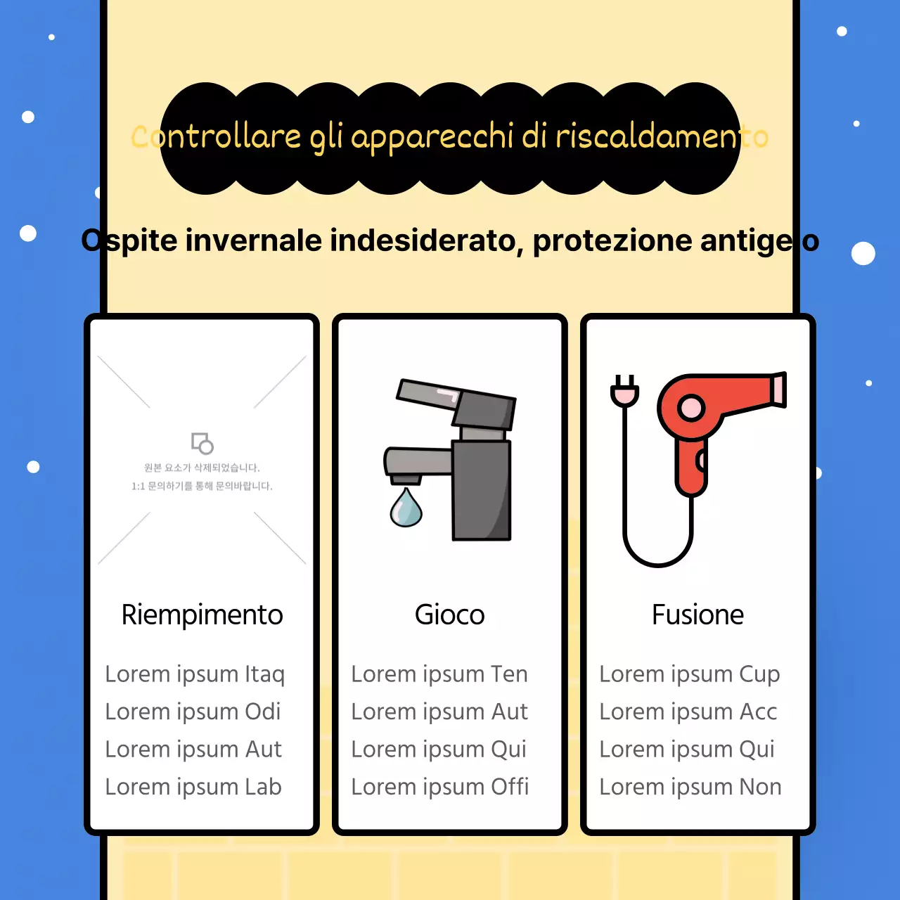 Una guida alla sverniciatura di tendenza con uno sfondo blu