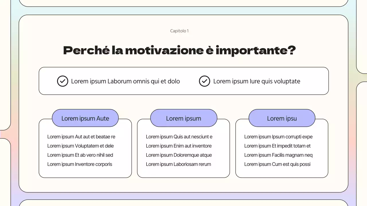 Una semplice lezione di motivazione organizzativa dai colori dell'arcobaleno