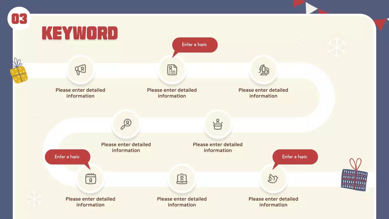베이지색 축제 겨울 가이드 프레젠테이션