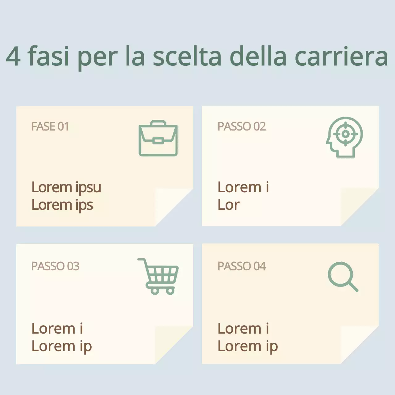 Il bollettino di consulenza azzurro e giallo