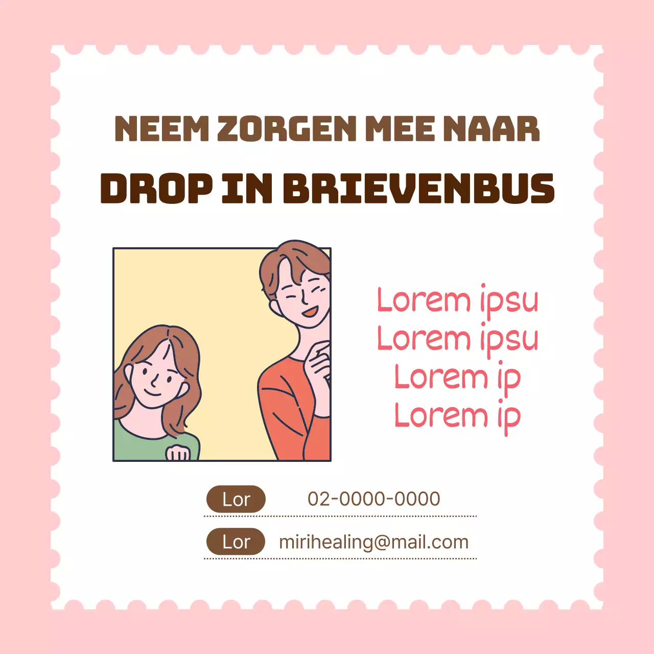 Promoot het klassieke gele en roze genezingscentrum Zorgencentrum