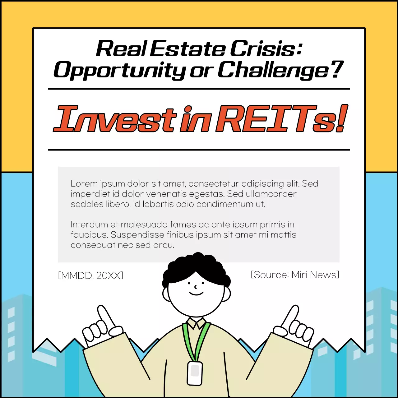 Blue Modern Investment Guide Instagram Carousel