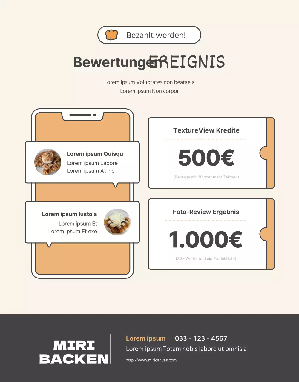 Förderung des Verkaufs eines einfachen gehäkelten orange-beigen Kragens