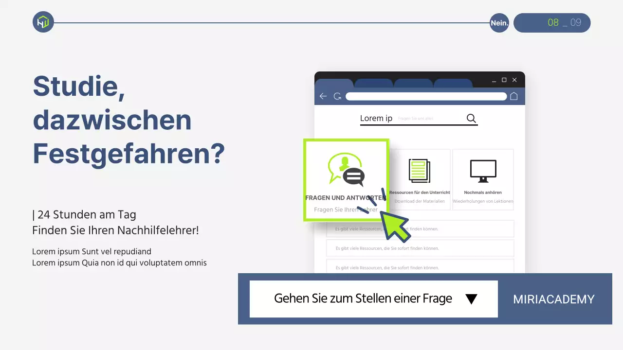 Ein einfacher Leitfaden für den Unterricht in Marineblau und Rot in der Schule