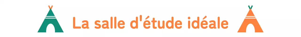 Papier à lettres mignon avec deux couleurs contrastées et des illustrations de camp.