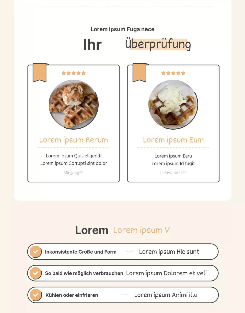 Förderung des Verkaufs eines einfachen gehäkelten orange-beigen Kragens