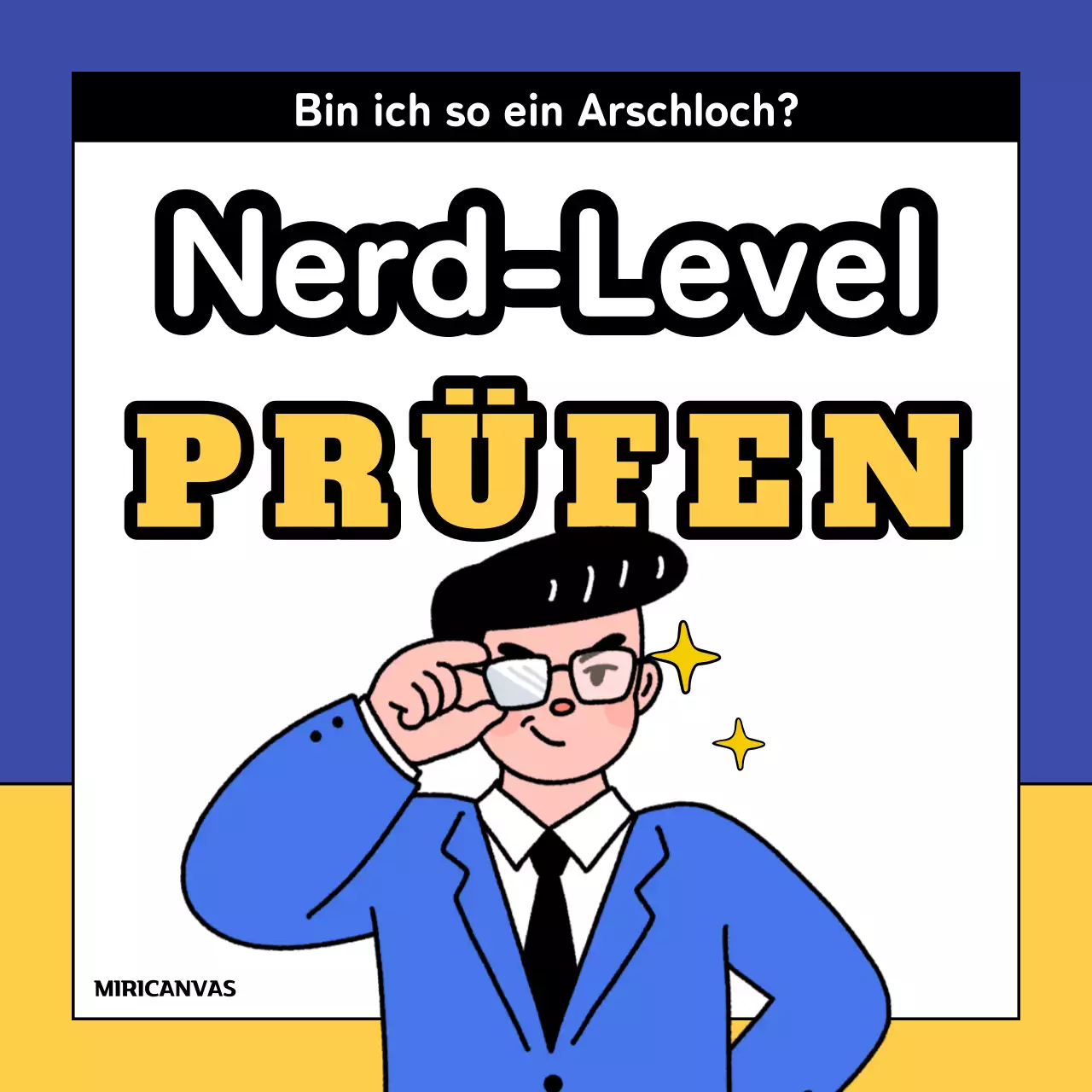 Die Sicko-Test-Umfrage von Blau und Gelb