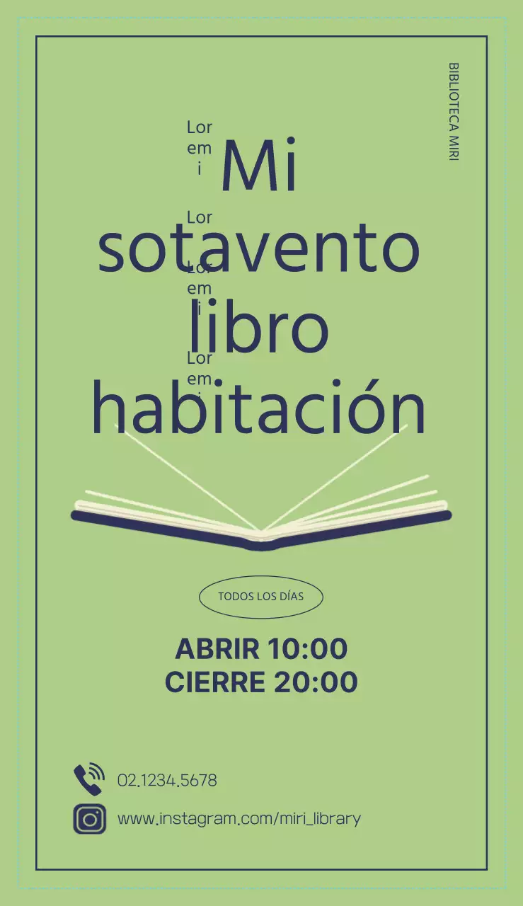 Una guía de librerías para pequeñas empresas con un diseño limpio y emocional e ilustraciones de libros