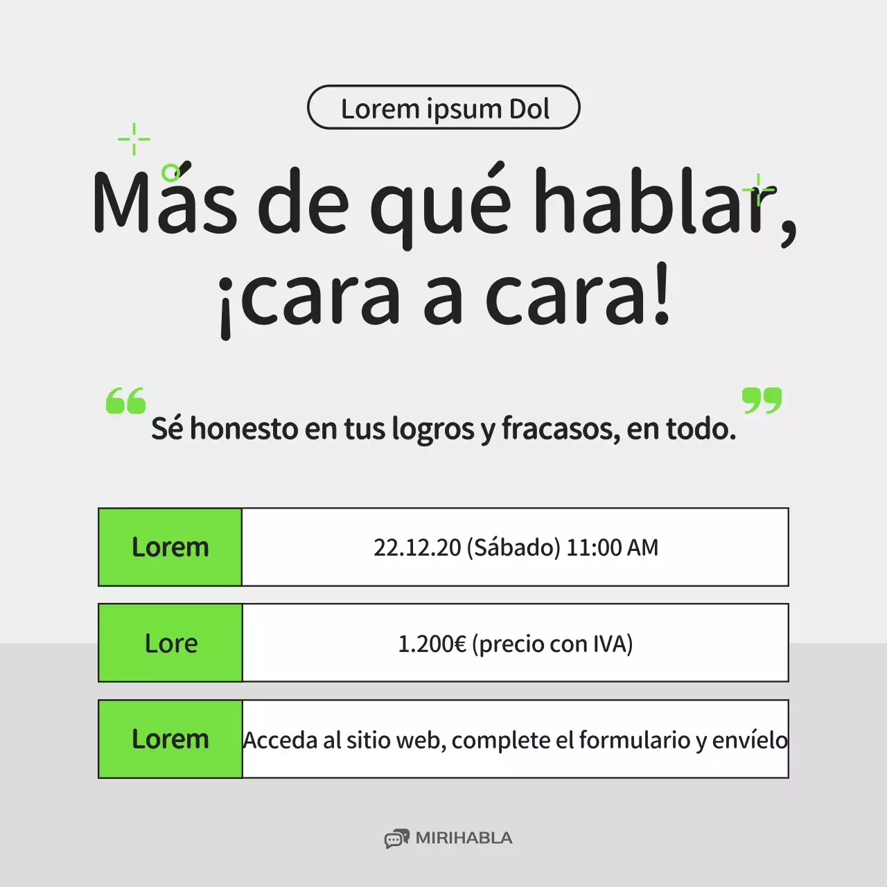 Un sencillo retrato corporativo en chartreuse y gris