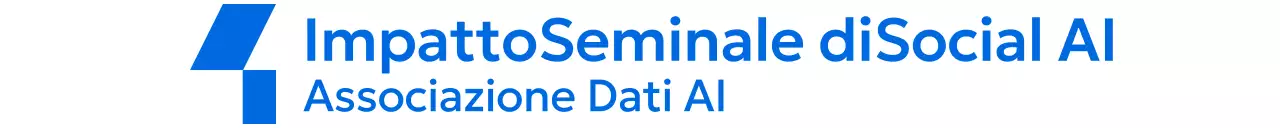 Design aziendale con logo quadrato e testo in inglese