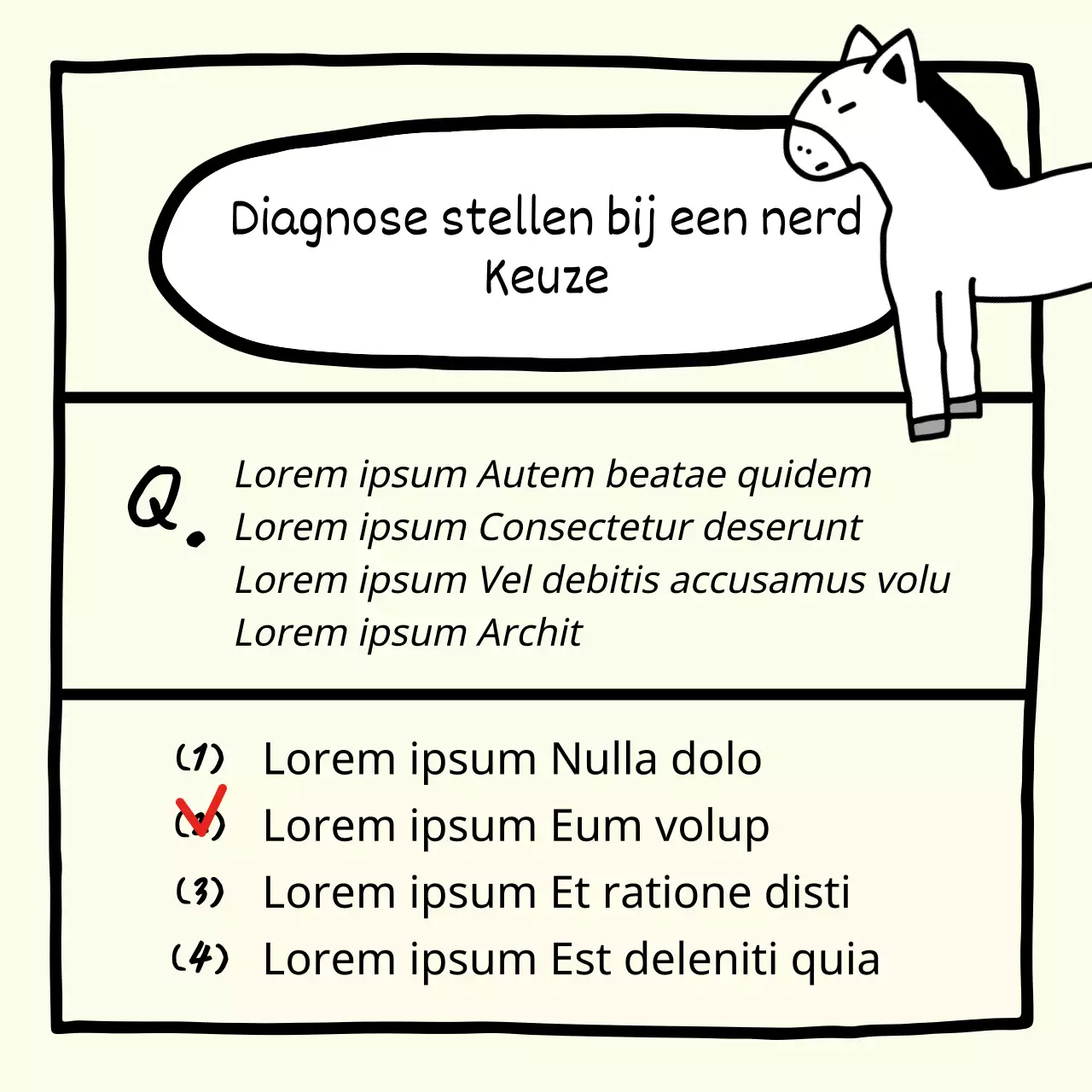 Over de smaaktest met de gele fles