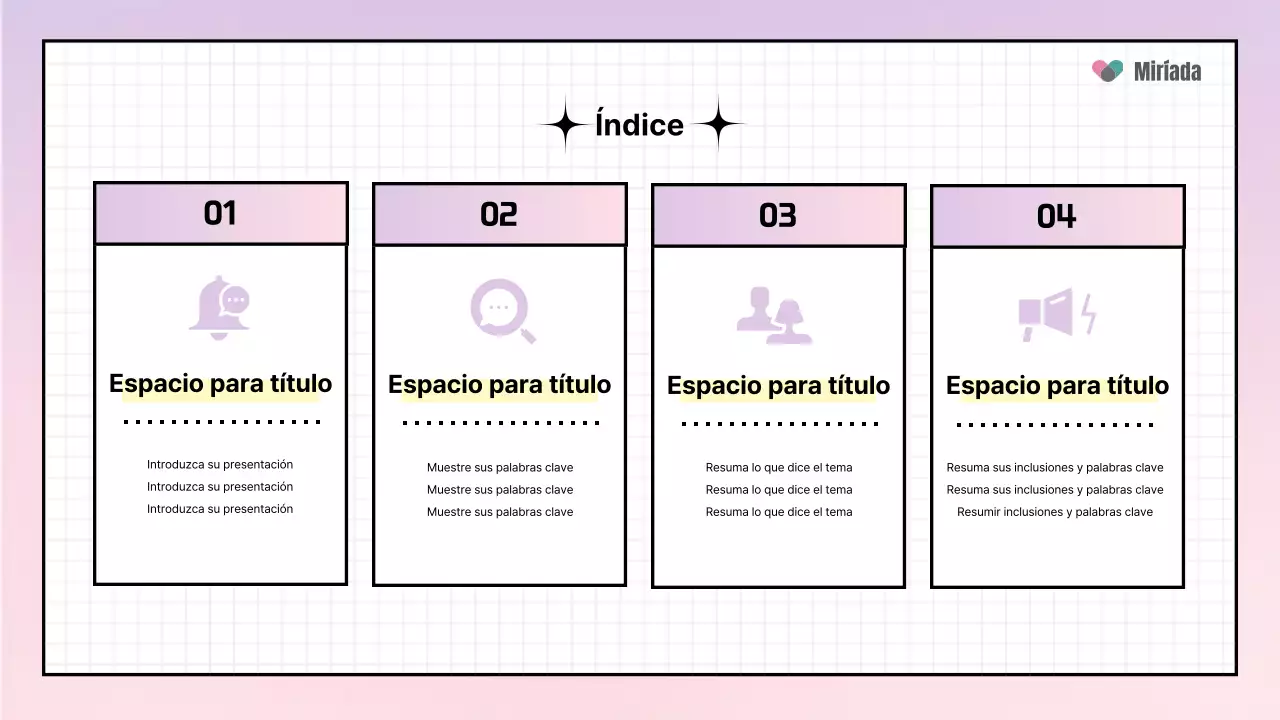 Un mazo de entrenamiento sencillo con un degradado púrpura