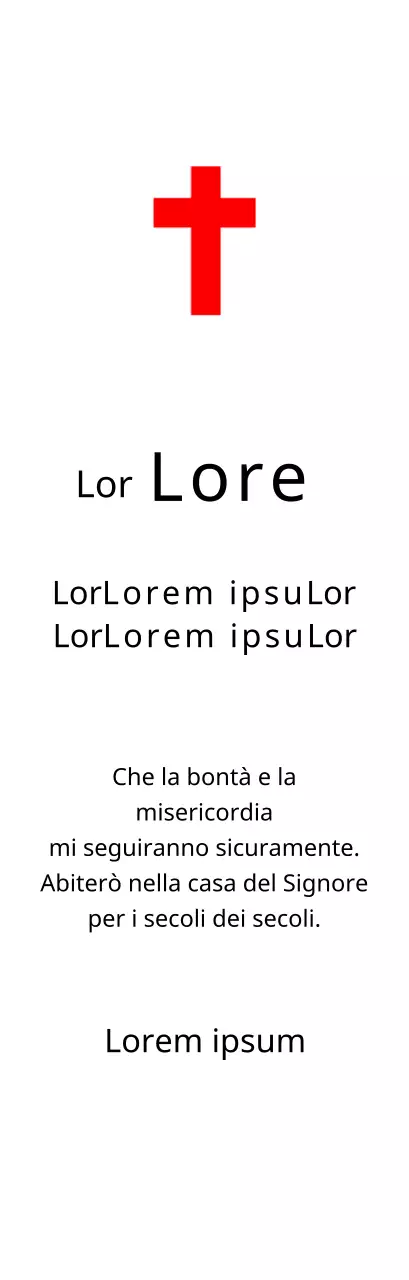 Targhe funebri di concezione cristiana o cattolica con versetti biblici