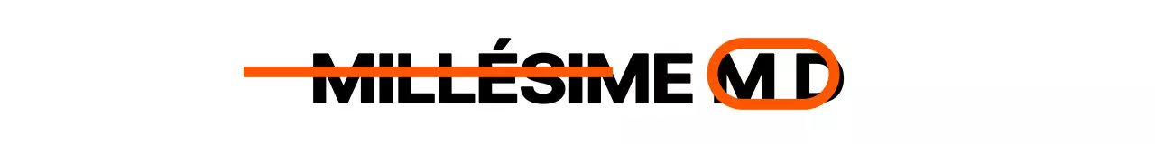 Marchandise de café vintage avec un concept simple en orange et noir