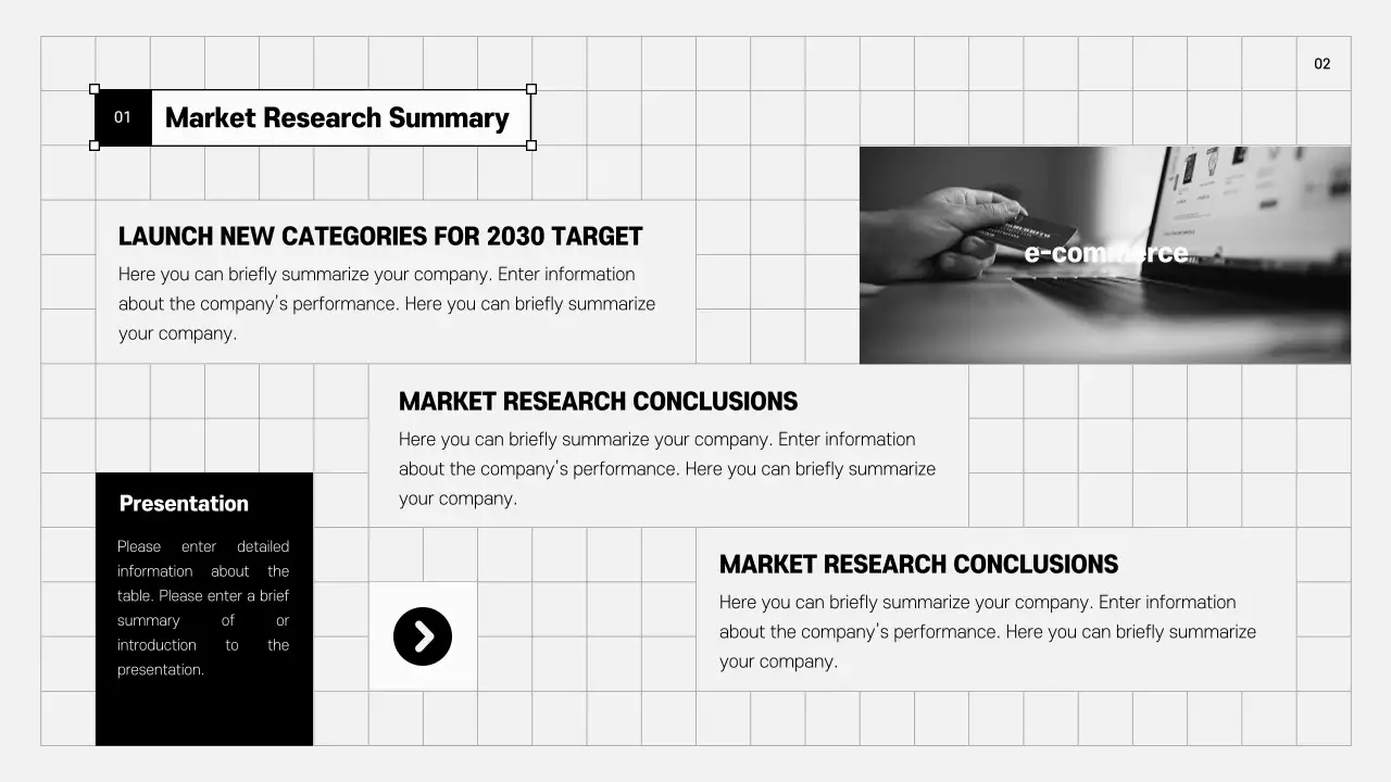 회색의 트렌드한 비즈니스 보고서
