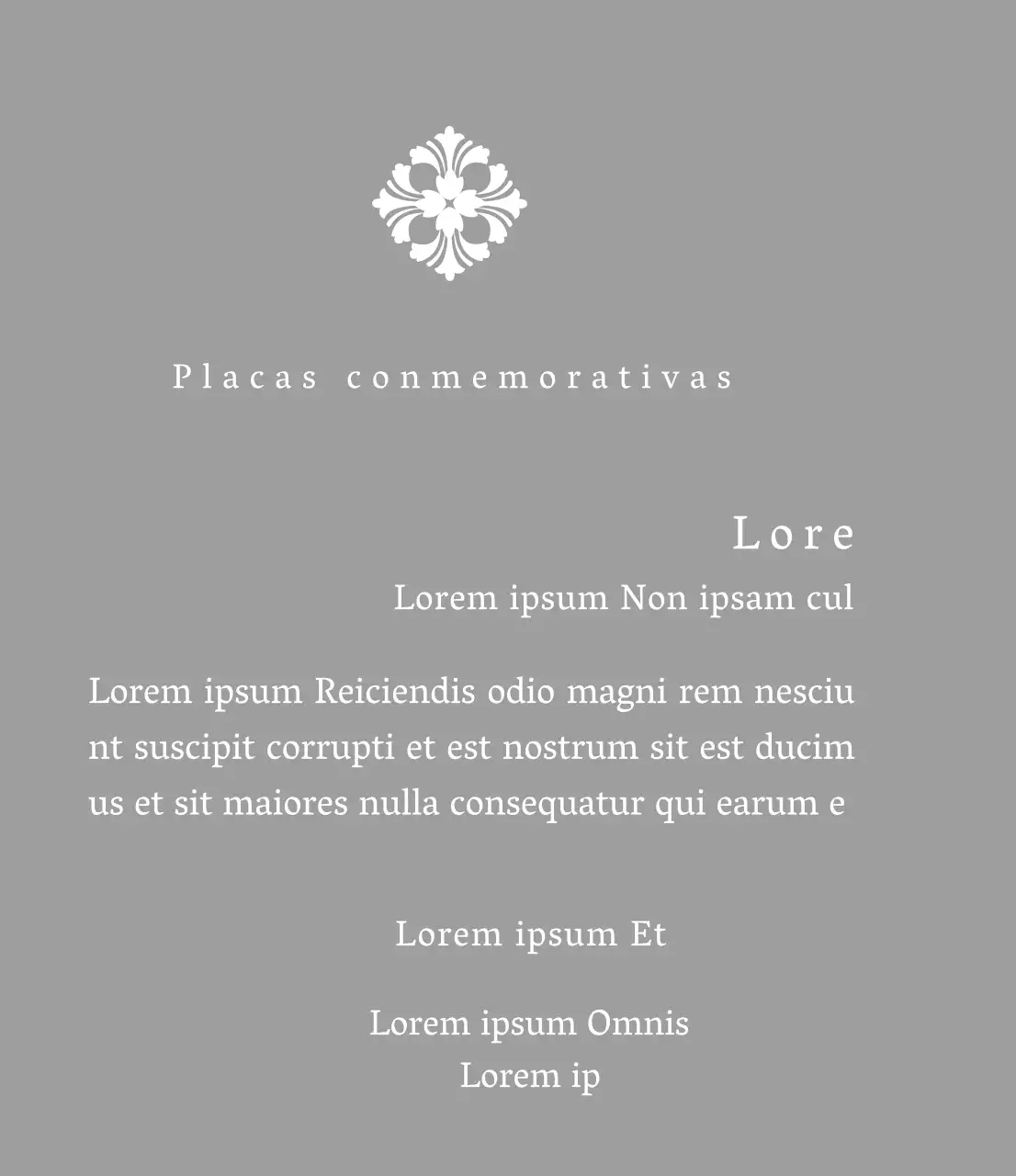 Una placa de encargo de aspecto regio con una elaborada decoración