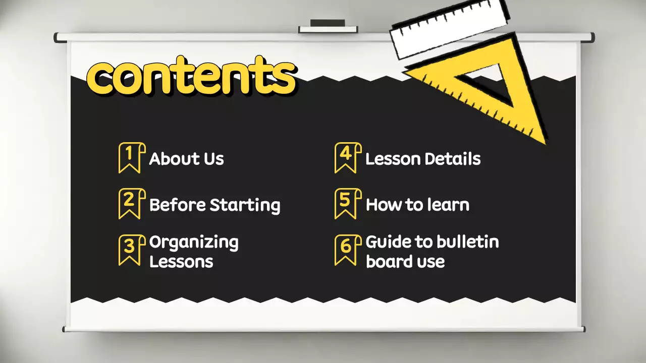 Yellow Modern Education Guide Presentation