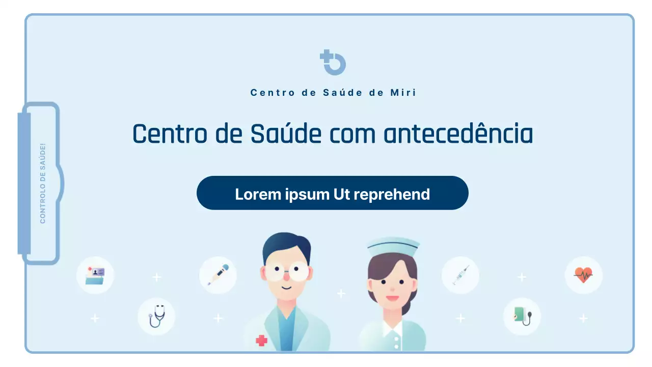 Um guia simples e azul claro para os controlos de saúde dos trabalhadores