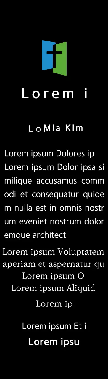 Plakat promosi ucapan selamat dengan font serif yang berkelas